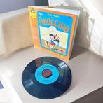 Walt Disney Pinocchio 45T Boek Vinyl - Beperkte editie, Verzamelen, Disney, Ophalen of Verzenden, Peter Pan of Pinokkio, Gebruikt