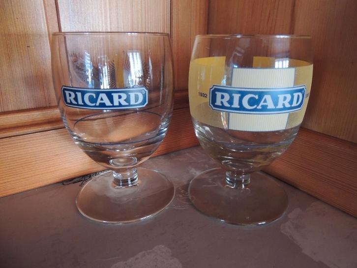 Verres - Ricard 2€ pièce, Collections, Verres & Petits Verres, Enlèvement