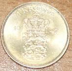 DENEMARKEN 1 Krone 1947 Frederik IX KM#837.1 Extremely Fine, Ophalen of Verzenden, Overige landen, Losse munt