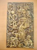 laag reliëf, „NORMANDY”, sig.r. Delamarre,, Antiek en Kunst, Ophalen of Verzenden