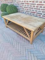 Eiken salontafel, Ophalen of Verzenden, Zo goed als nieuw