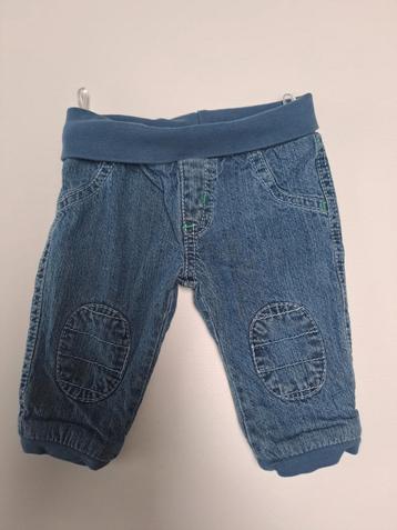 Mt 56 Soepel gevoerd denimbroekje  beschikbaar voor biedingen