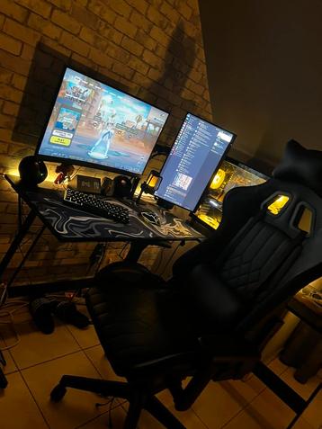 Gaming setup met pc, Enlèvement, Gaming, SSD