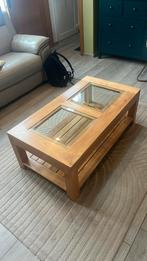 Teakhouten loungetafel, Ophalen, Zo goed als nieuw, Teakhout