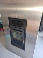 Poelle a,pellet mcz 10 kw inox, Ophalen of Verzenden, Zo goed als nieuw