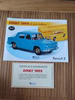 Dinky ATLAS fascicule + Certificat _ Renault 8 _ ref. 517, Ophalen of Verzenden, Nieuw, Overige typen, Dinky Toys