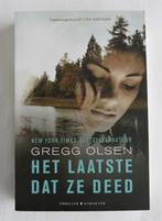 Gregg Olsen – Het laatste dat ze deed, Ophalen of Verzenden, Zo goed als nieuw, Gregg Olsen, België
