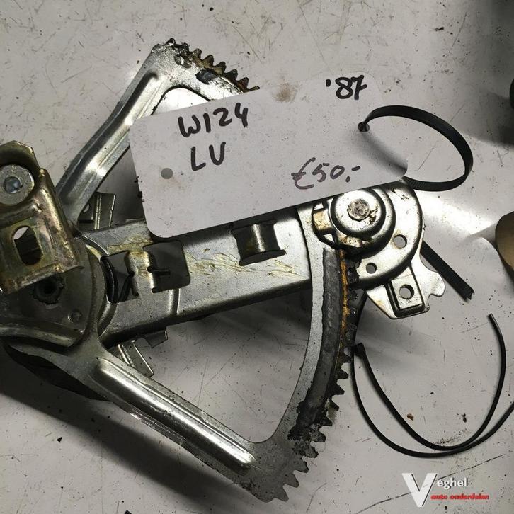 Mercedes W124 1987 Raammechanisme Handbed. Linksvoor, Auto-onderdelen, Ruiten en Toebehoren, Gebruikt, Ophalen of Verzenden