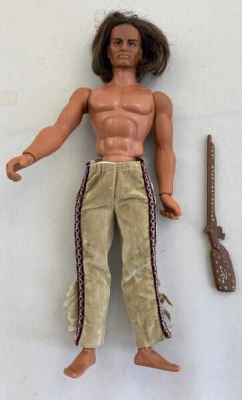 Big Jim Karl May Winnetou Geronimo Mattel 1971 Vintage Pop, Kinderen en Baby's, Speelgoed | Actiefiguren, Gebruikt, Verzenden