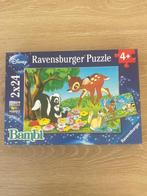 2 Puzzels Disney Bambi - 2 x 24 stukjes - Ravensburger, Ophalen of Verzenden, 10 tot 50 stukjes, Zo goed als nieuw, 4 tot 6 jaar