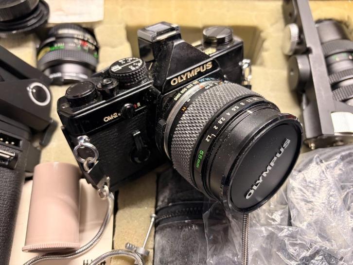 Olympus OM-2 – Kit Collector Complet – État Exceptionnel, Audio, Tv en Foto, Fotocamera's Analoog, Olympus, Ophalen