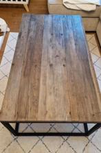 Salontafel met houten blad, Huis en Inrichting, Tafels | Salontafels, Zo goed als nieuw, Ophalen