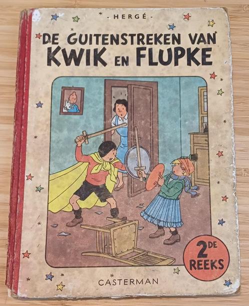 De Guitenstreken van Kwik en Flupke, 2e série, 2e ed. Hergé, Livres, BD, Utilisé, Une BD, Enlèvement ou Envoi