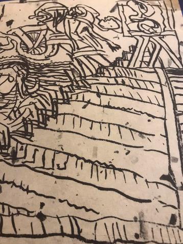 Les années Cobra de Pierre Alechinsky Peinture 40 pages, Enlèvement ou Envoi, Comme neuf, Peinture et dessin