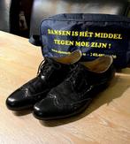 Heren dansschoenen, Zwart, Overige typen, Ophalen of Verzenden, Zo goed als nieuw