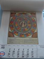 Esso kalender uit 1981 met maandelijks gezelschapsspelletje, Zo goed als nieuw, Ophalen, Gebruiksvoorwerp