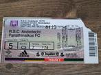Europees ticket Anderlecht, Gebruikt, Ophalen of Verzenden