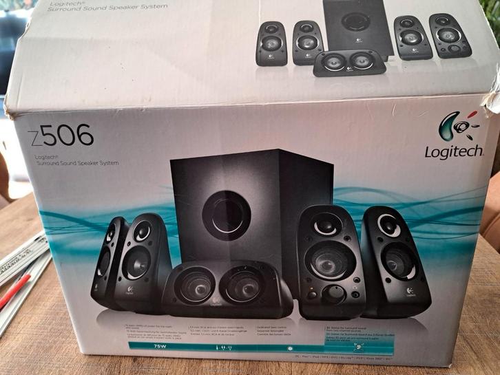 Bijna niet gebruikt. Logitech Surround Sound Speakers Z506, Computers en Software, Pc speakers, Gebruikt, Audiokanaal 5.1, Ophalen