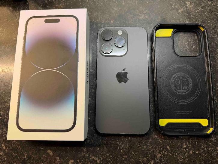 iPhone 14 pro - 256 Mo - noir sidéral, Télécoms, Téléphonie mobile | Apple iPhone, Comme neuf, 256 GB, Sans abonnement, iPhone 14 Pro