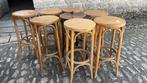 8 hoge barkrukken Thonet stijl, Huis en Inrichting, Barkrukken, Ophalen, Zo goed als nieuw