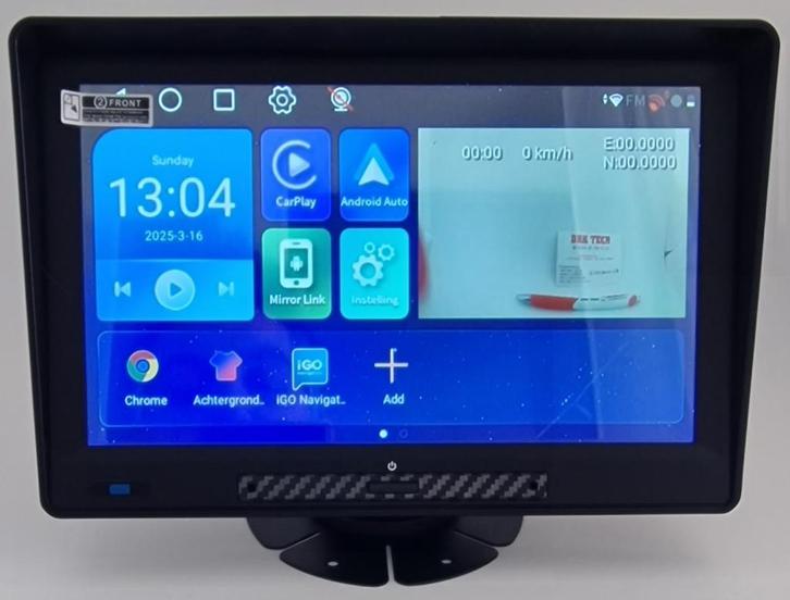 9" Android Dashcam GPS Tablet–Camper & Auto Navigatie-TMC, Caravans en Kamperen, Mobilhome-accessoires, Nieuw, Ophalen of Verzenden