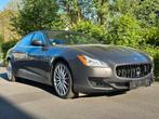 Maserati Quattroporte 3.0 diesel V6 Euro 5b, Auto's, Maserati, Automaat, Zwart, Leder, Particulier