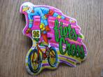 Vintage Sticker Fiets-Cross 96 , Verzamelen, Ophalen of Verzenden, Nieuw, Sport
