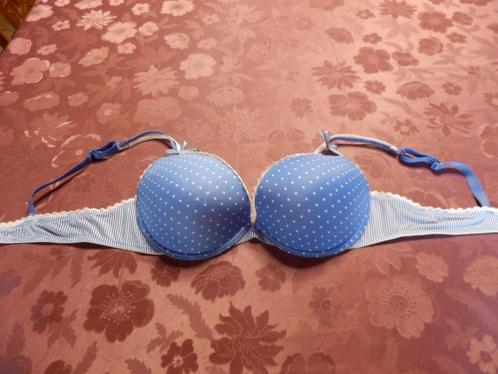 --(26) -soutien gorge femme t.90b bleu blanc, Vêtements | Femmes, Sous-vêtements & Lingerie, Soutien-gorge, Bleu, Enlèvement