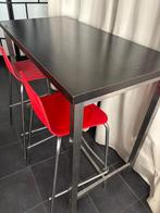 Hoge tafel met twee stoelen, Huis en Inrichting, Tafels | Statafels, Ophalen, Gebruikt