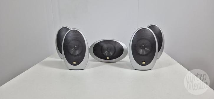 Kef HTS-1001 Luidsprekers | Speakers | Surround Speaker Set, Audio, Tv en Foto, Luidsprekerboxen, Gebruikt, Surroundset zonder subwoofer