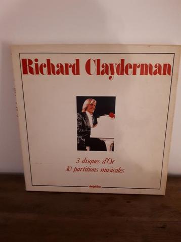 Richard Clayderman - 3 disques d'or 10 partitions musicales, Enlèvement ou Envoi, Comme neuf
