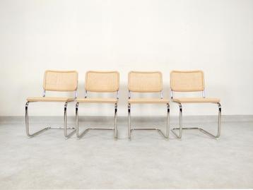 4 'S32' Thonet chairs by Marcel Breuer 