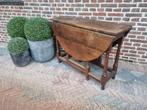 Eiken bijzettafel/klaptafel, Huis en Inrichting, Tafels | Bijzettafels, Ophalen of Verzenden, Zo goed als nieuw