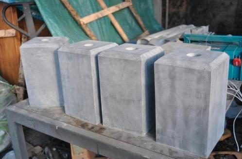 Sokkels in blauwe hardsteen, Doe-het-zelf en Bouw, Plinten en Afwerking, Eiken, Ophalen