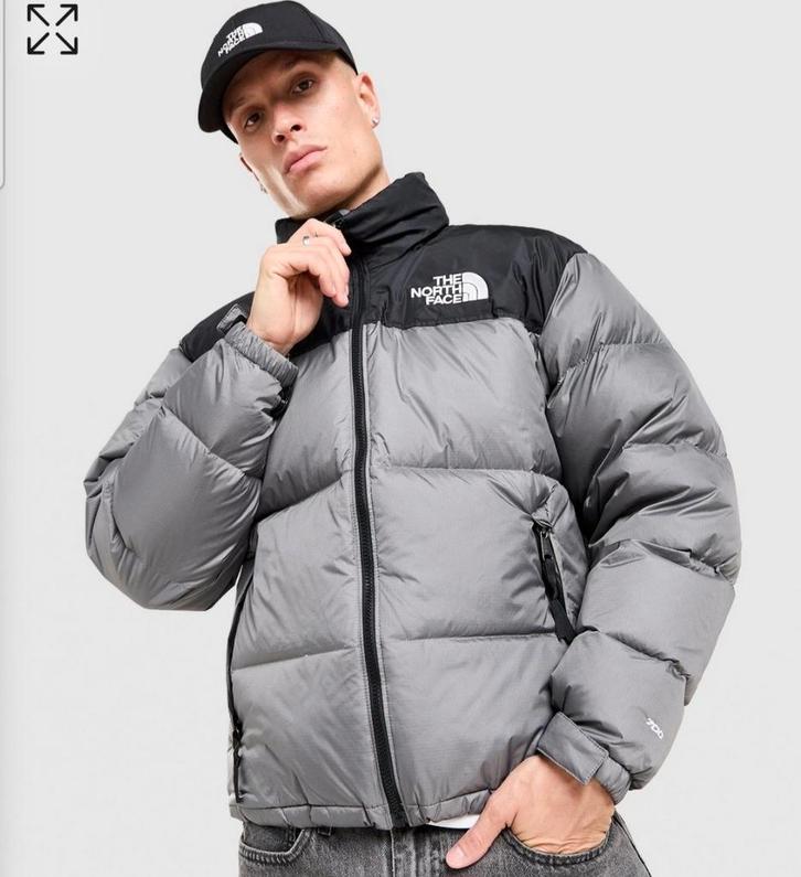The North Face 700 puffer — clean look   (Medium), Kleding | Heren, Jassen | Winter, Grijs, Ophalen of Verzenden