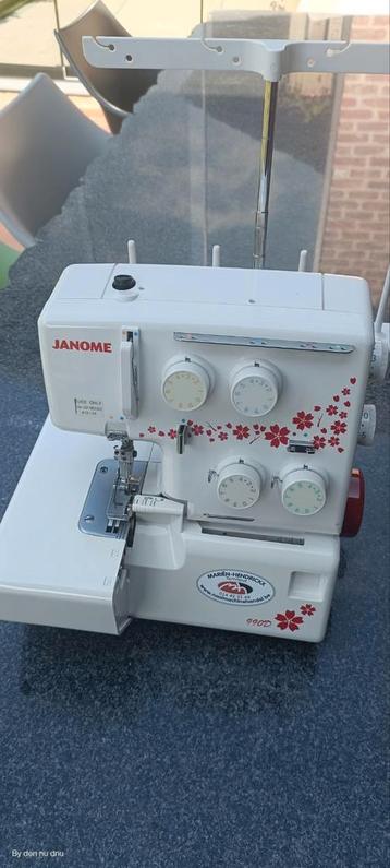 Overlock janome 990d, Enlèvement, Utilisé, Janome