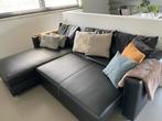 Zetel (bed) met opbergvak onderaan perfecte staat zwart, Ophalen, Zo goed als nieuw