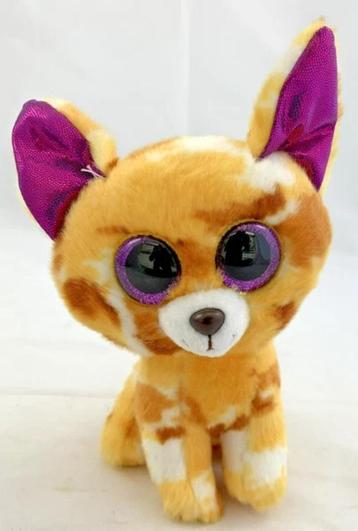 Ty Beanie Boos Boo Pablo Chihuahua glitterogen knuffel 15 cm beschikbaar voor biedingen
