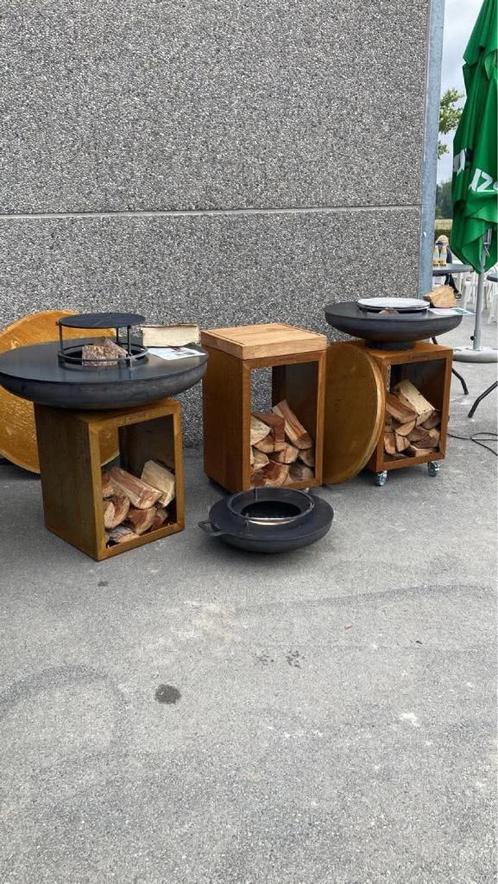 Bbq cortenstaal, Tuin en Terras, Vuurschalen, Nieuw, Ophalen