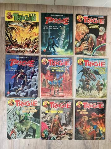 Trigië - 9 verschillende titels (Don Lawrence) beschikbaar voor biedingen