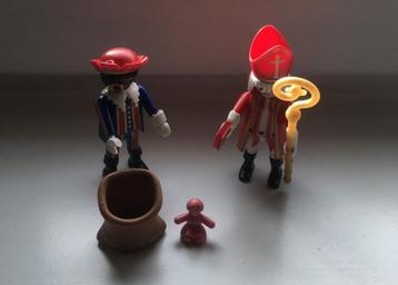 Playmobil sinterklaas en zwarte piet disponible aux enchères