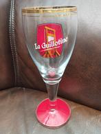 6 La Guillotine glazen 25cl 22cm H 8 cm diameter met kleur, Comme neuf, Enlèvement, Verre à bière