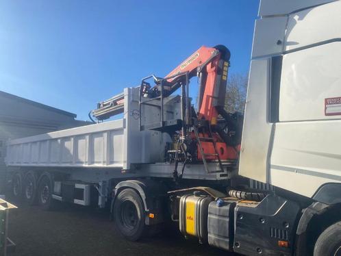 Renault T460 Euro 6 Kipper Kraan met grijper, Auto's, Vrachtwagens, Bedrijf, Renault, Diesel, Euro 6, Wit, Zwart, Ophalen