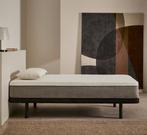 2x bedframe gestoffeerd incl matrassen 90x200 - als nieuw, Huis en Inrichting, Slaapkamer | Bedden, Ophalen, 90 cm, Eenpersoons