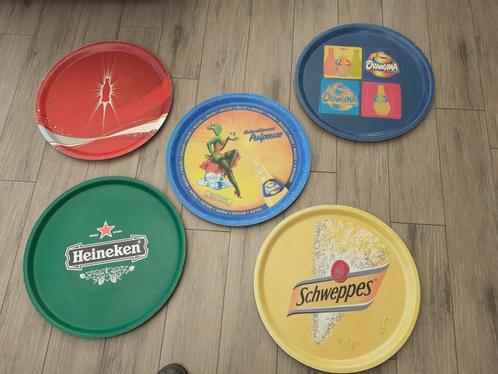 Te koop 4 oude reclamebakjes, Antiek en Kunst, Antiek | Schalen, Ophalen