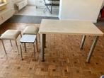 Tafel met krukken, Ophalen, Gebruikt