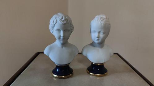 Bustes couple miniature, Antiek en Kunst, Kunst | Beelden en Houtsnijwerken, Ophalen