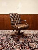 Engels Klassiek Chesterfield Bureaustoel, Antiek en Kunst, Ophalen of Verzenden