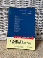 Bamacodex 1: STAATS- EN BESTUURSRECHT 2024-2025, Boeken, Ophalen, Overige vakken, Die keure, Zo goed als nieuw