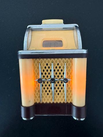Vintage Marksman Rock Around the Clock Juke Box Alarm Clock, Enlèvement ou Envoi, Utilisé, Radio